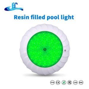 24watt RGB IP68 AC Resin Filled Wall Mounted LED Swimiming Pool Lamp with LED Edison Chip