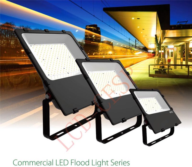Roadway LED Flood Lighting for Motorways Exterior LED Lighting IP65 140lm/W Efficiency 3000K 4000K 6500K Power 80W 100-277V 50/60Hz CE RoHS SAA Approved 5 Years