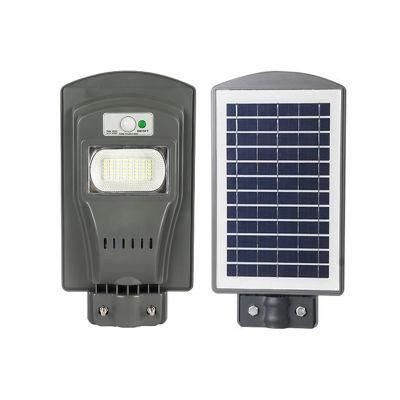 30W All in One Integrated Motion Sensor Solar Power Lighting LED Street Light for Outdoor with Remote