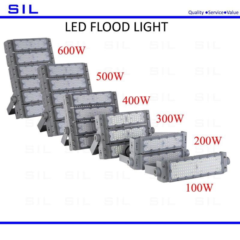 High Power LED Modular Tunnel Light Project Lamp Aluminum Housing IP65 Outdoor 1000watt 2*500W Stadium Lighting LED Flood Light