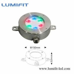 IP68 6X1w RGB Colorful LED Fountain Lamps