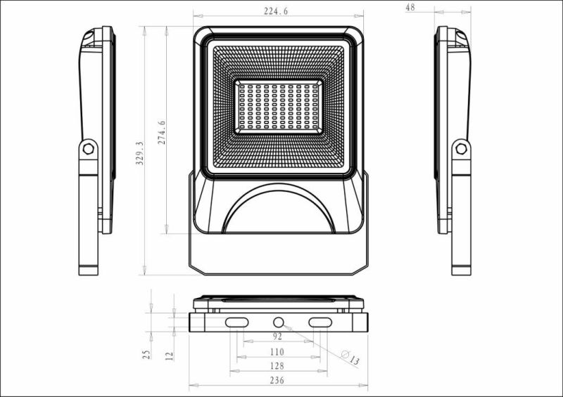 2019 Newest 5 Years Warranty LED 50W Flood Lighting with SMD Chips
