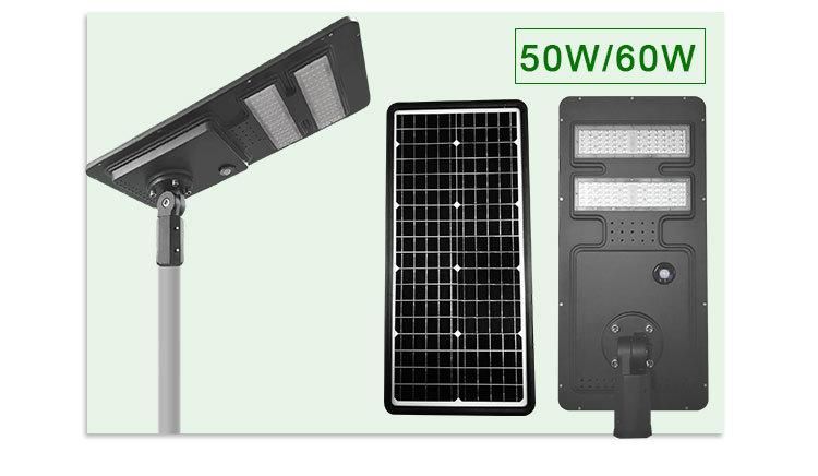 Aluminum Solar Energy Saving 20W All in One Solar LED Street Light