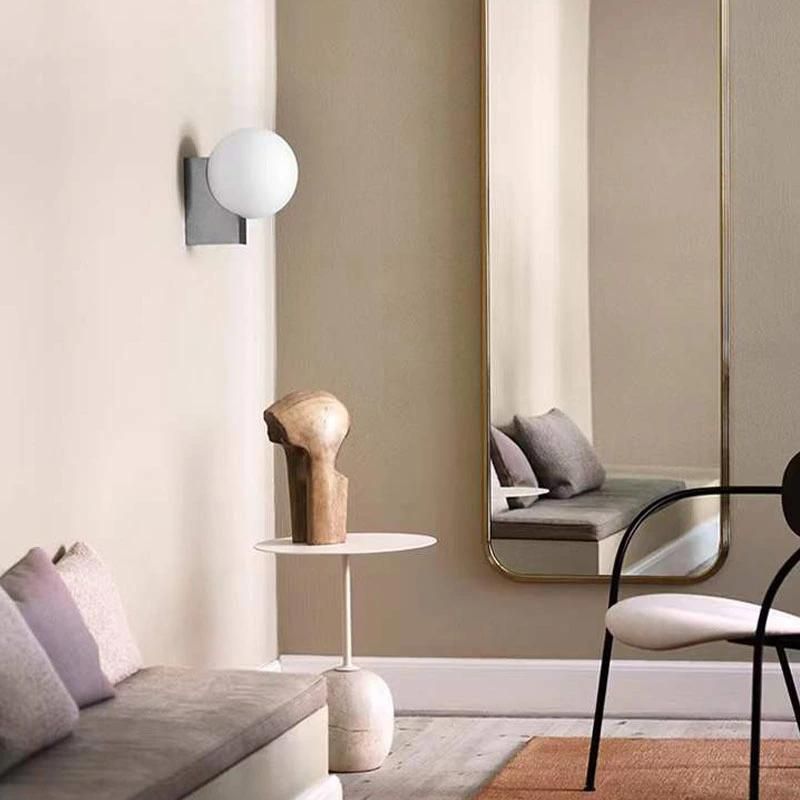 2022 Hot Sale Ball Glass Ball Shade LED Wall Lamp Bedroom Headboard Living Room Hallway Wall Lamp