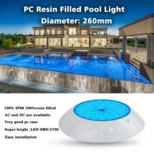 Switch Control 12V 18W RGB Wall Mounted LED Swimming Pool Light Underwater Light