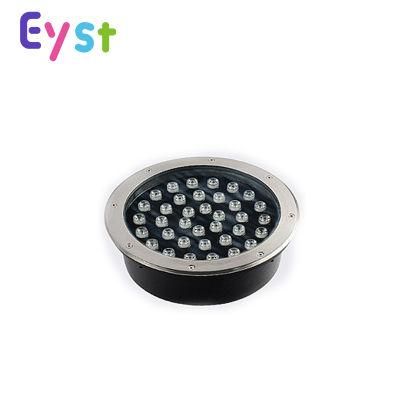 Square Decoration Round Body IP67 36W RGB LED Underground Light