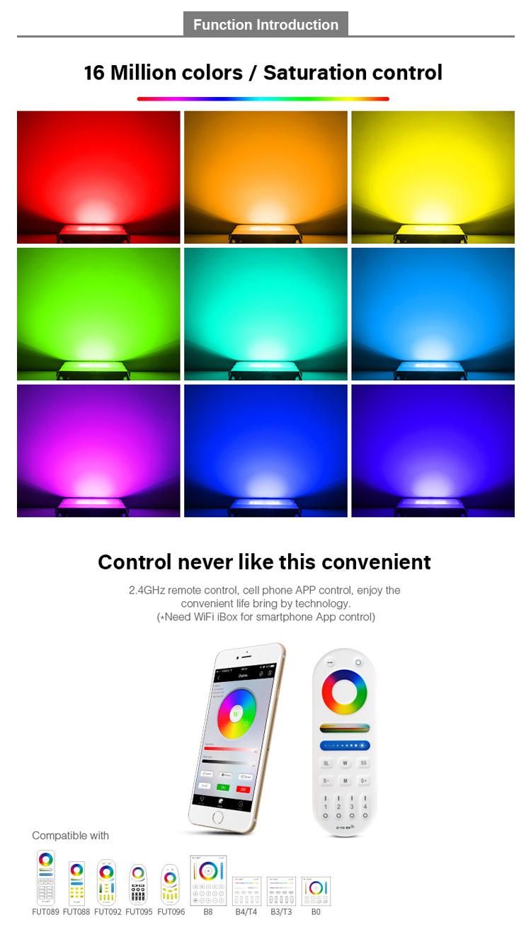 LED 10W Flooding Smart RGB Rgbcw 16 Million Color Model Smart APP Control High Quality Flood Light for Landscape Lighting