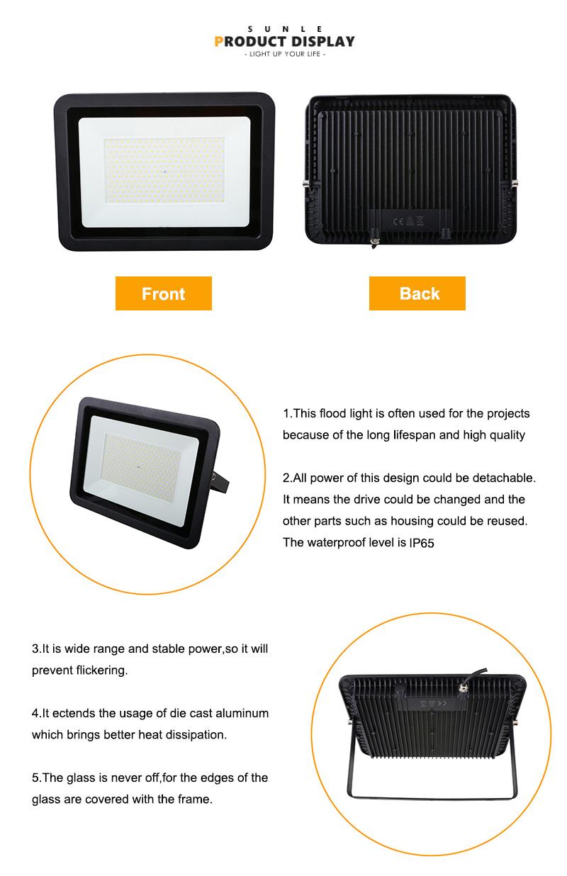 IP65 200watt Waterproof Outdoor LED Flood Light Fixtures CE