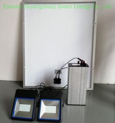 Esavior 5 Years Warranty 10000lm Outdoor Solar Flood Light LED Lightings with LiFePO4 Lithium Battery