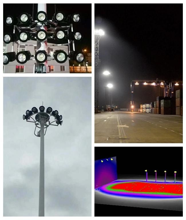 High Lumen Aluminum Sport LED Lights 800W Stadium LED Light