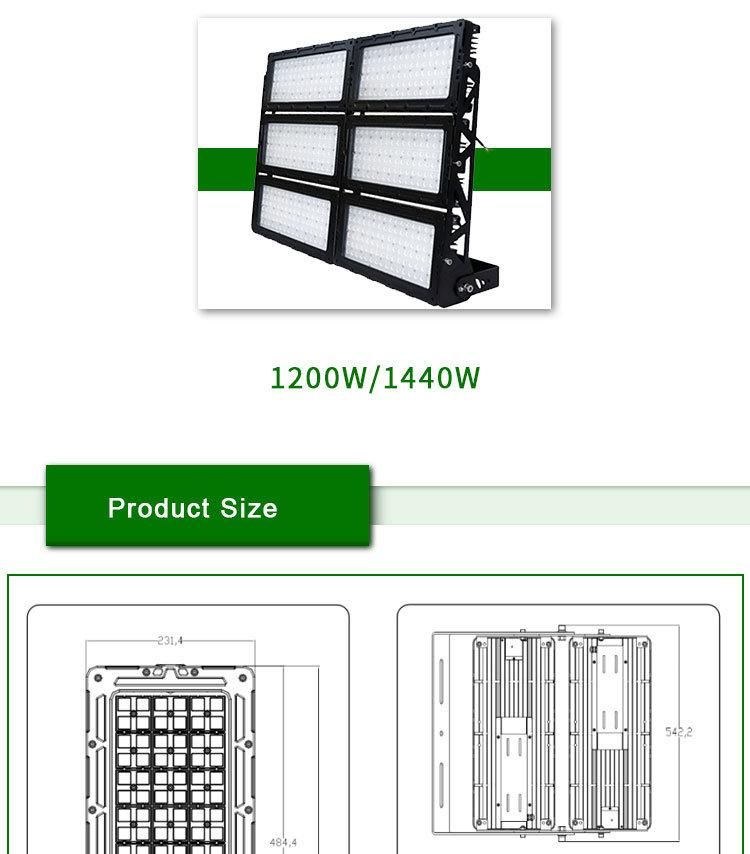 Stadium Lighting Mast Playground 1000W LED Sports Light