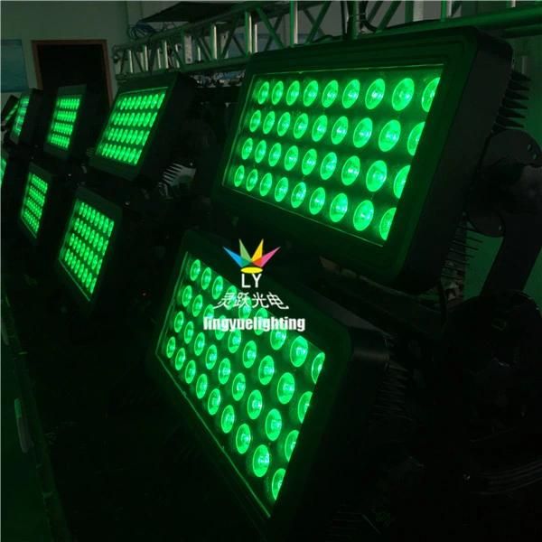 Outdoor DMX 72X12W LED City Color Light Wall Washer