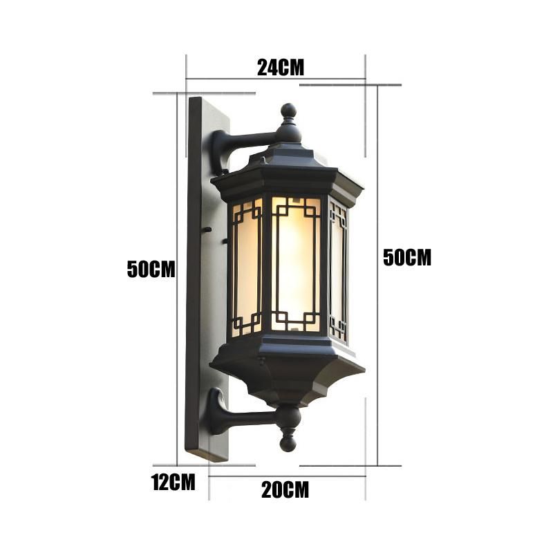 Outdoor Waterproof Courtyard Wall Lamp Outdoor Retro Outdoor Balcony Exterior Wall Door Lamp (WH-HR-45)