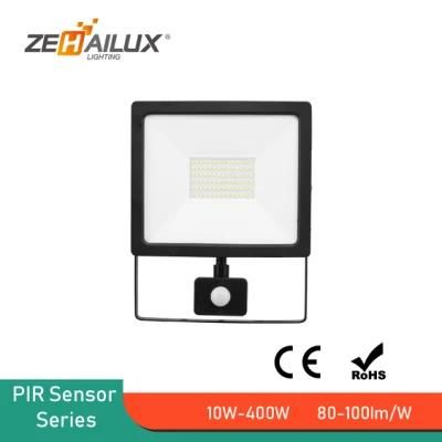 Outdoor Waterproof 20W 30W 50W 70W 100W Sensor Flood Lights