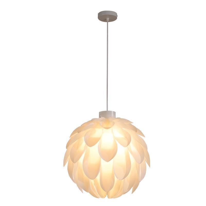 2022 Nordic Bedroom Chandelier Warm Romantic Creative Petal Pine Cone Restaurant Pendant Light
