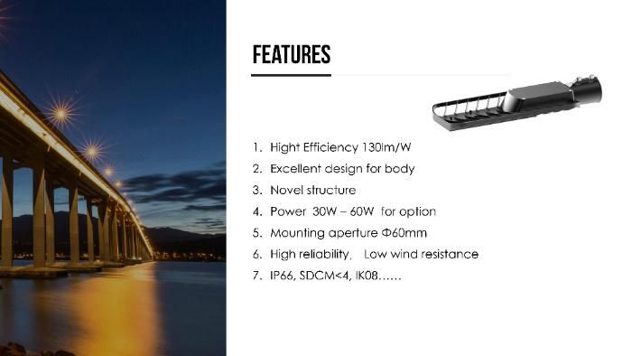 Wholesale Cheap Price CE Outdoor Road Waterproof 220V SMD 50W 60W LED Street Light