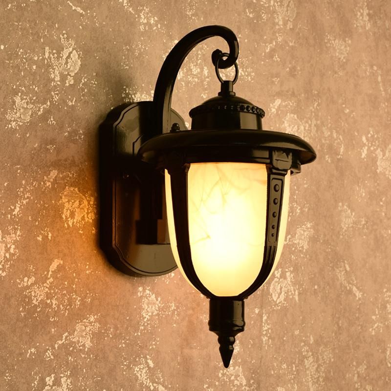 Retro Outdoor Wall Lamp Vintage Foyer Corridor Light Waterproof Balcony Garden Light (WH-HR-63)