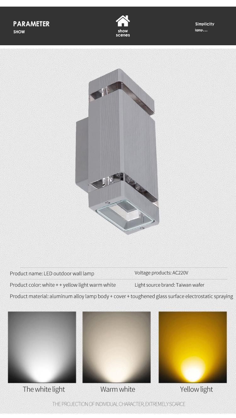 LED Wall Recessed Lightsconce IP65 Color Round White Stairs for LED Wall Light