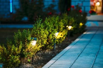 Ala 10W Waterproof LED Outdoor Solar Garden Light with Panel and Lithium Battery
