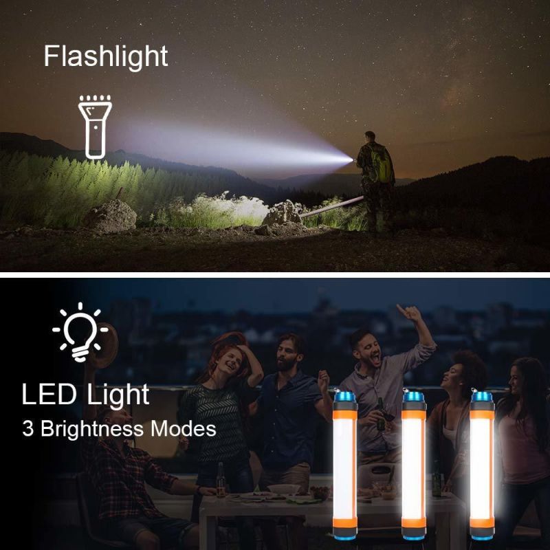 Waterproof LED Flashlight Mosquito Repellent Emergency Multifunction Camping Light