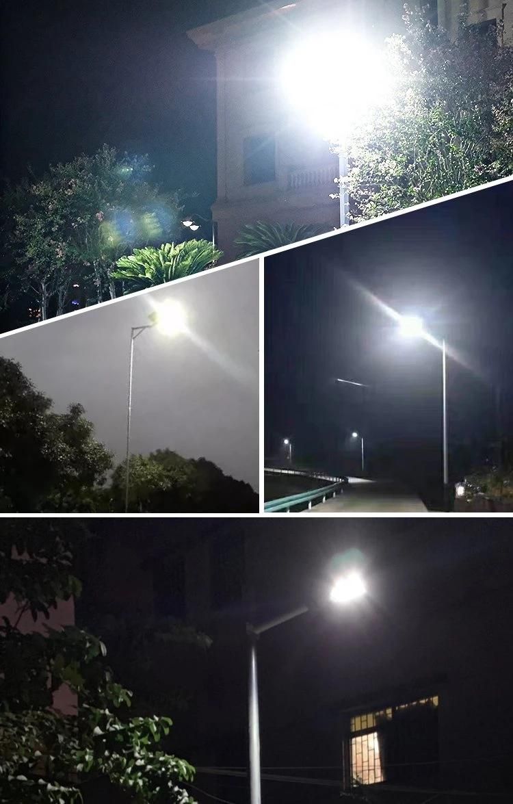 Bspro Wholesale Price High Quality 120W Energy Saving Al IP65 Project Road Lights All in One Solar Light