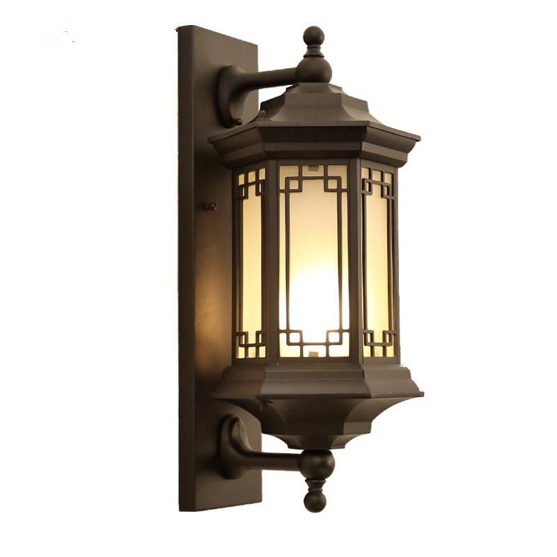 Outdoor Waterproof Courtyard Wall Lamp Outdoor Retro Outdoor Balcony Exterior Wall Door Lamp (WH-HR-45)