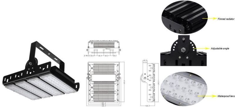 LED Arena Light Waterproof Flood, 150W LED 15000 Lumens Projectors