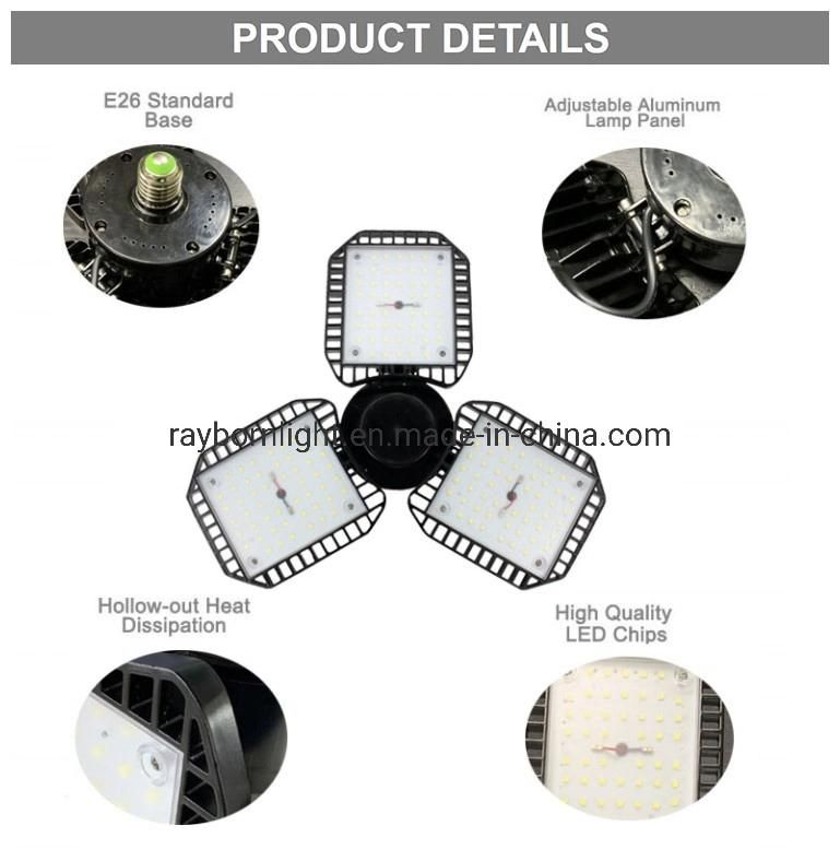 60W 80W 100W 120W Modern AC100V~277V Indoor Outdoor Parking Lot Garage LED Flood Lights