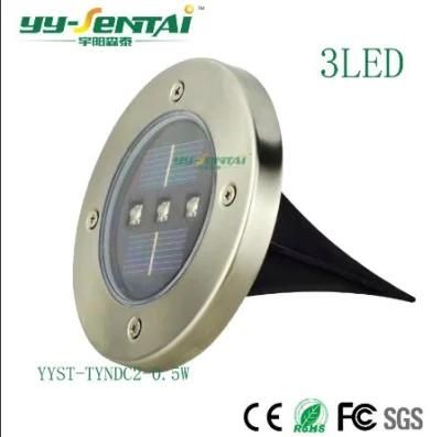 LED Energy Light Solar LED Underground Lamp for Outdoor Lighting