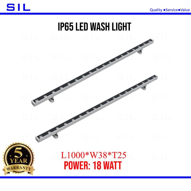 LED Wall Washer Light 18W IP65 DMX RGBW Stage Light LED Lighting Outdoor Lighting LED Wash Lighting