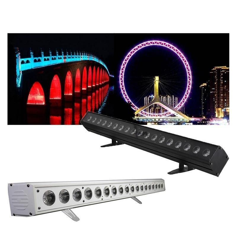 Outdoor Waterproof Line Lamp Indoor Landscape Lamp Wedding Wall Background Lamp 18 10W Four-in-One LED Wall Washing Lamp