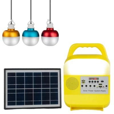 New Solar-Powered RV Lamp LED Lighting Energy Saving Power System Home Bulb Portable Camping Outdoor Lamp Solar Power Station