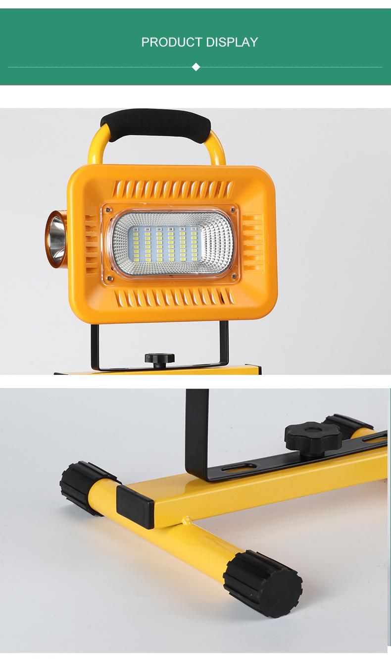 LED Solar Outdoor Lighting IP 65 Emergency Lamp with Sturdy Stand