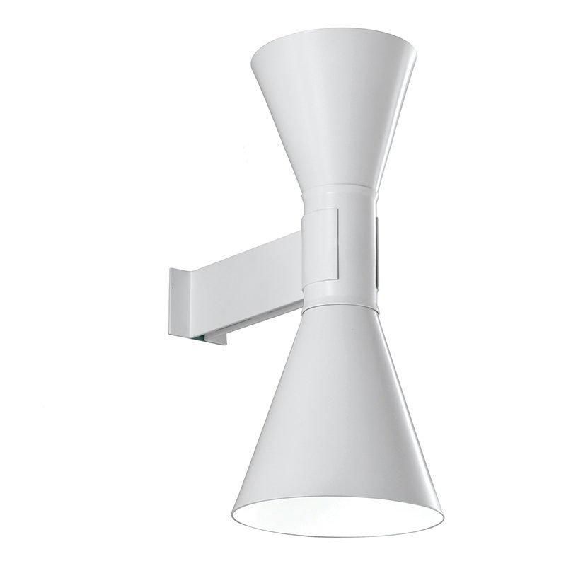 2022 Industrial Modern Simple Design up Down Metal Cone Brass Color Wall Lamp