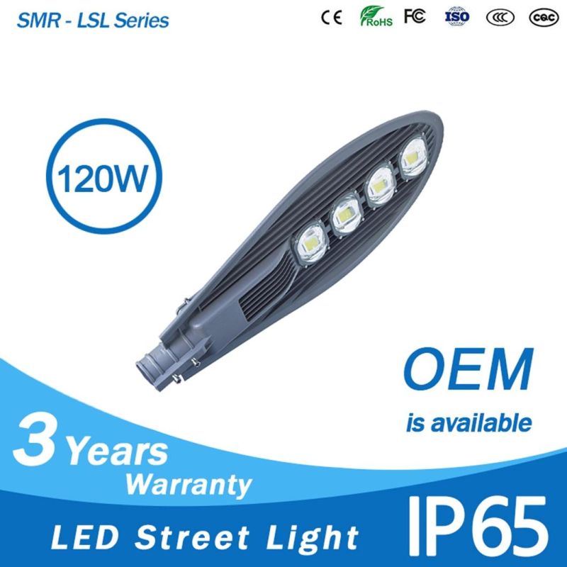 Ce Certification IP65 Outdoor 120W LED Street Light