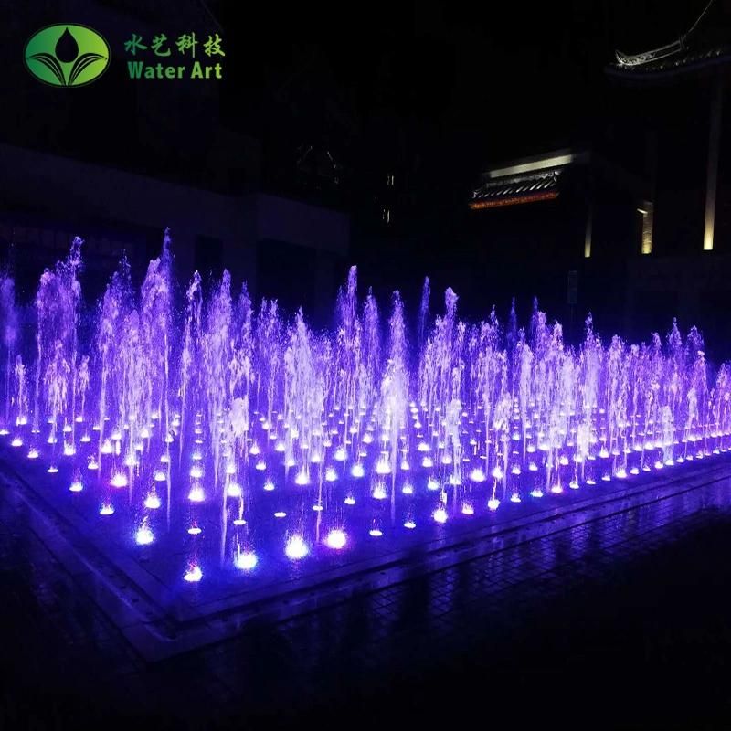 Outdoor LED Fountain Ring Light 6W 9W 12W 18W DMX Control Stainless Steel IP68 Underwater Donut Submersible RGB Fountain Lights