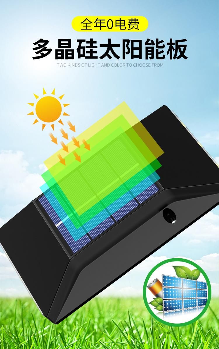 Wireless Solar Deck Light Staircase Lamps for Garden Stairs Patio