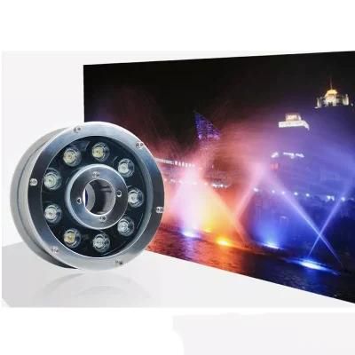 Garden Outdoor IP68 9W RGB LED Underwater Fountain Light Price