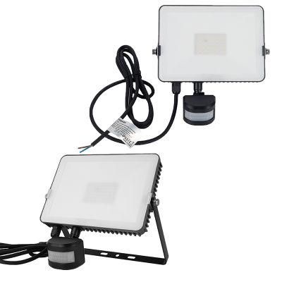 100W Outdoor Garden Lighting LED Flood Light with PIR Sensor