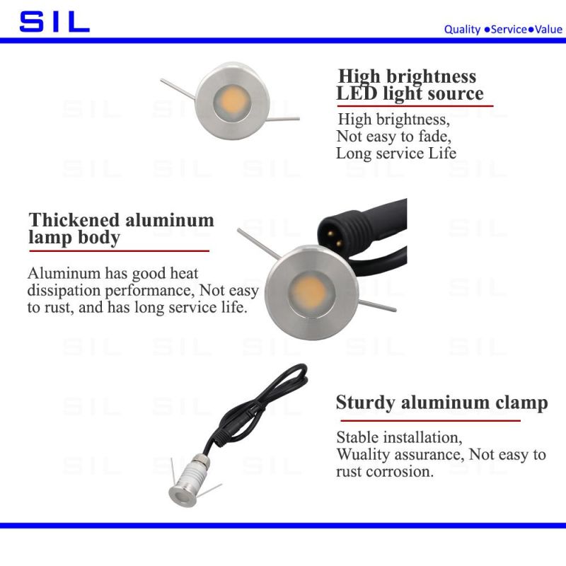 Stainless Steel IP68 5W LED Buried Light LED Inground Light LED Underground Light