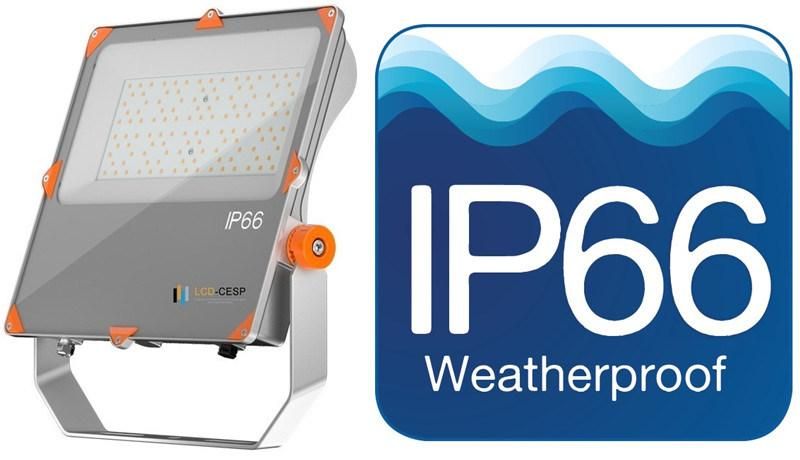 Aluminum Die Casting 100W LED Flood Light Luminaire for Material Handling Lighting Waterproof IP65 240W Pink/Red/Green/ LED Flood Lamp for Outdoor Light