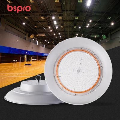 Bspro Factory Directly Hot Sale Warehouse Industrial Super Brightness 300W UFO LED Solar High Bay Light