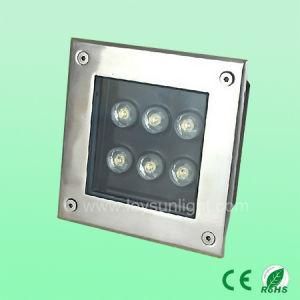 Hot Selling LED Floor Light Square 6W LED Underground Lamp IP67 LED Step Light