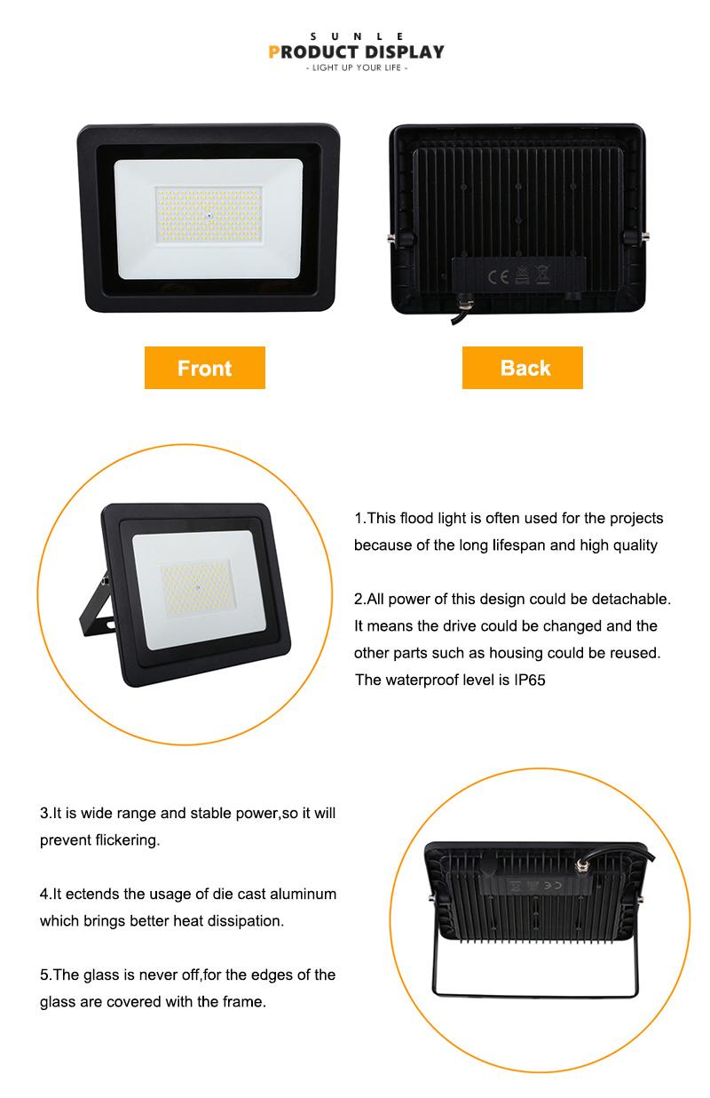 IP65 Waterproof 80W LED Floodlight Long-Distance LED Flood Light LED Outdoor Light