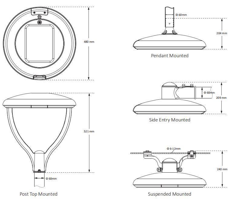 Modern LED Outdoor Pathway Light