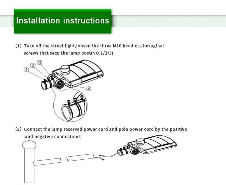 Peony 150lm/W, IP66, Ik10, High Quality 240W LED Street Light