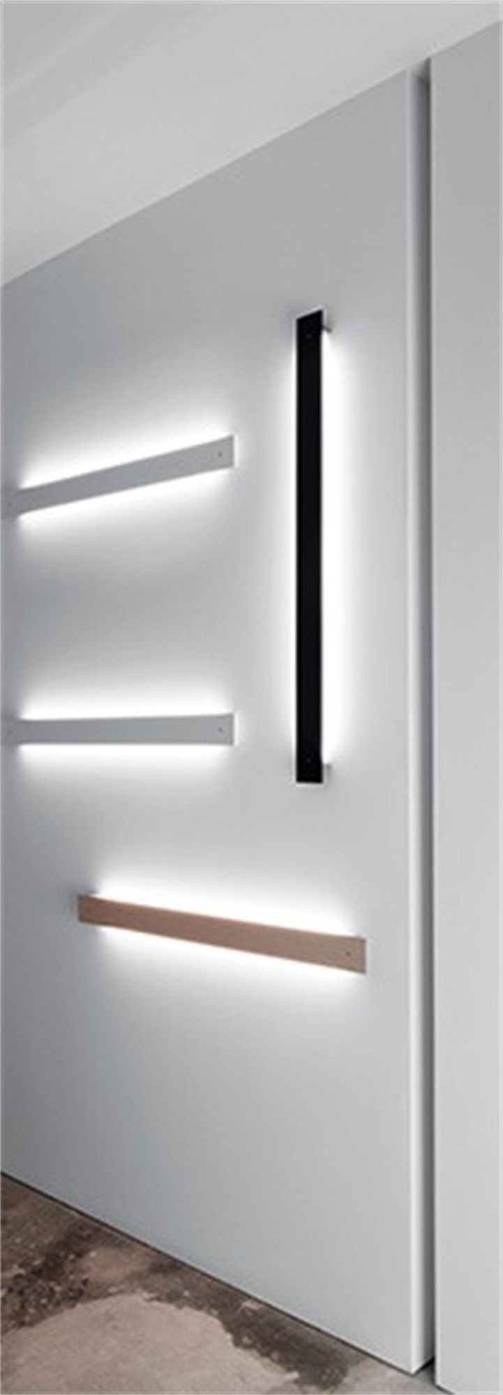 Marc W Indoor IP20 Minimalist Modern Decorative Architectural Linear with Remote Control Dimming LED Wall Lamp