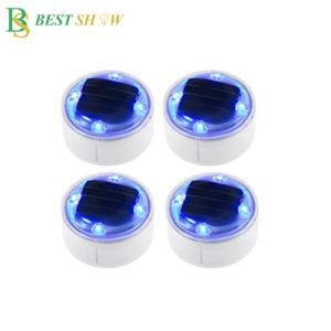 Mini Solar Round Garden Light LED Under Ground Light