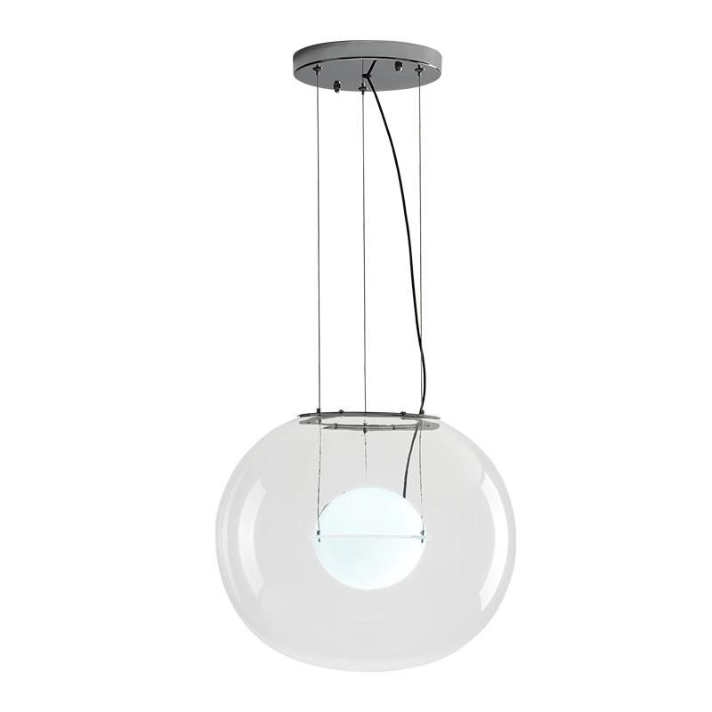 2022 Factory Direct Personalized Creative Restaurant Hotel Living Room Bedroom Available Glass Round LED Chandeliers