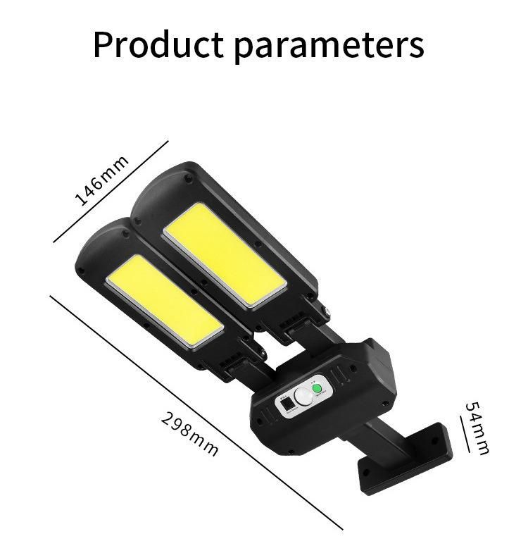 LED Solar Light Outdoor Waterproof Human Body Sensor Light Solar Wall Light Garden Lighting Street Light